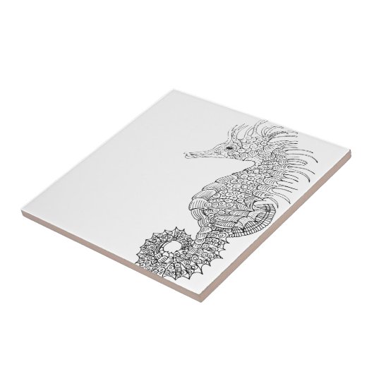 タツノオトシゴ タイル (側面)