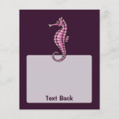 タツノオトシゴ ピンク チラシ (裏面)