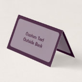 タツノオトシゴ ピンク 名刺 (裏面)