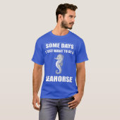 タツノオトシゴ 水中 動物 海洋学者 ファミリー Tシャツ (正面フル)