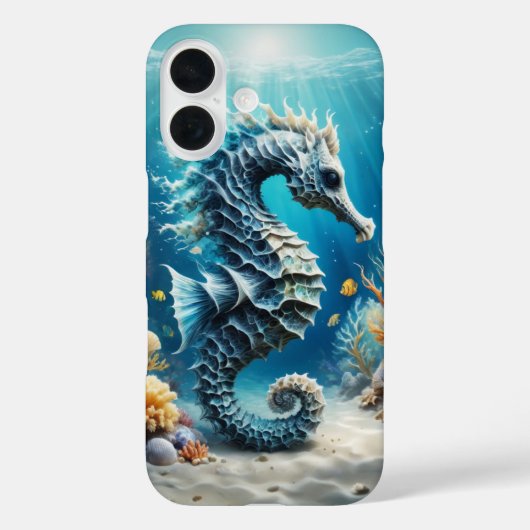 タツノオトシゴ 水中 Case-Mate iPhoneケース (裏面)