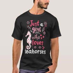 タツノオトシゴ 海の馬 ただの女の子 タツノオトシゴ Tシャツ