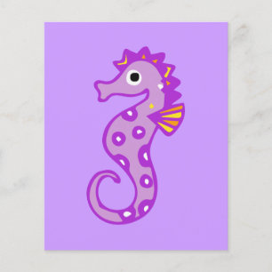 タツノオトシゴ-313946 かわいい イラスト タツノオトシゴ 魚 海の チラシ
