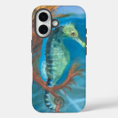 タツノオトシゴ Apple iphone 16 ハードケース Case-Mate iPhoneケース (裏面)