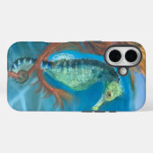 タツノオトシゴ Apple iphone 16 ハードケース Case-Mate iPhoneケース (裏面 (横))