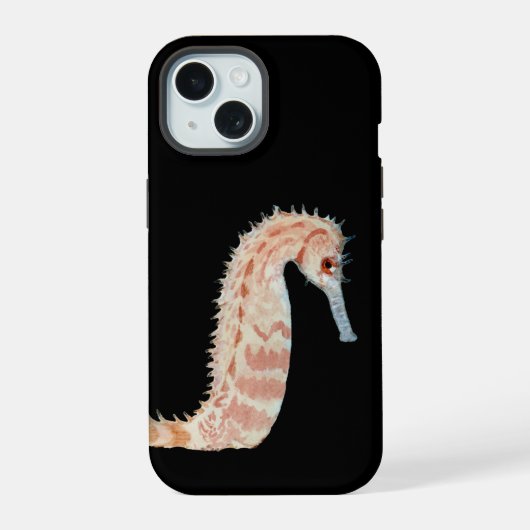 タツノオトシゴ iPhone 15ケース (裏面)
