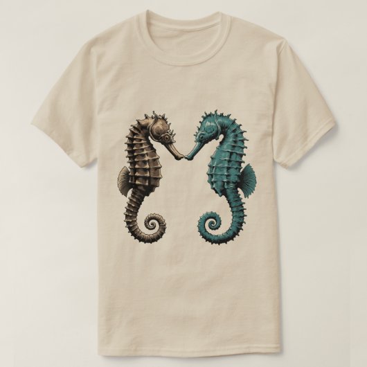 タツノオトシゴ Tシャツ (デザイン正面)