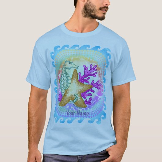 タツノオトシゴTシャツ Tシャツ (正面)