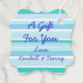 タツノオトシメのキス ウェディング サンクス フェイバータグ (裏面)