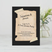 タティおもしろい紙ユーモア結婚ズ 招待状 (スタンド正面)