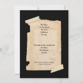 タティおもしろい紙ユーモア結婚ズ 招待状 (裏面)