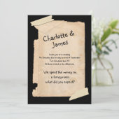 タティおもしろい紙ユーモア結婚ズ 招待状 (スタンド正面)