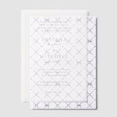 タティアナクラシックンエレガントウェディング ベラム紙招待状 (オフセット (招待状))