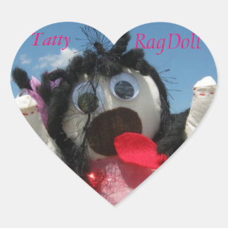 タティラグドールのステッカー ハートシール