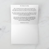 タテゴトアザラシ及び物語の野性生物の芸術の挨拶状 カード (内部)