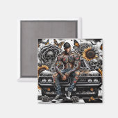 タテッドマン2インチマグネット マグネット (正面/裏面)