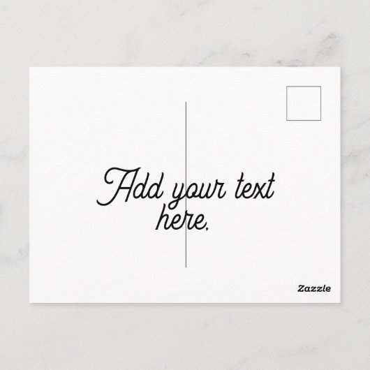 タテル ポストカード (裏面)