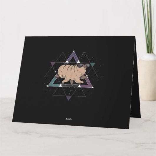 タディグレード宇宙サイエンスウォーターベアーラバーマイクロビオ カード (裏面)