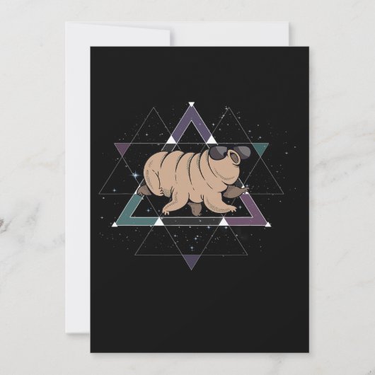 タディグレード宇宙サイエンスウォーターベアーラバーマイクロビオ 招待状 (正面)