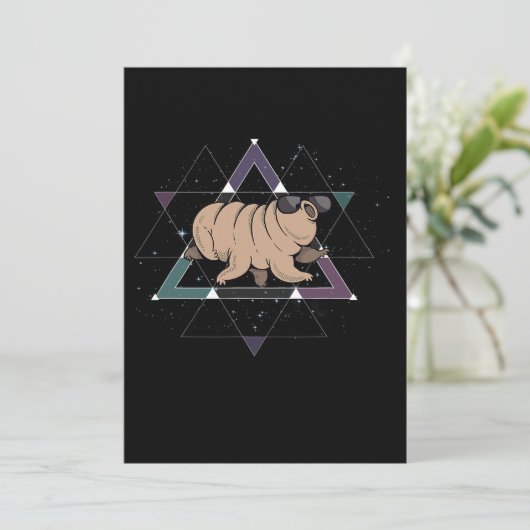 タディグレード宇宙サイエンスウォーターベアーラバーマイクロビオ 招待状 (スタンド正面)