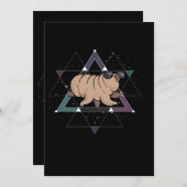 タディグレード宇宙サイエンスウォーターベアーラバーマイクロビオ 招待状 (正面/裏面)