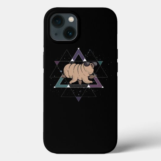 タディグレード宇宙サイエンスウォーターベアーラバーマイクロビオ Case-Mate iPhoneケース (裏面)