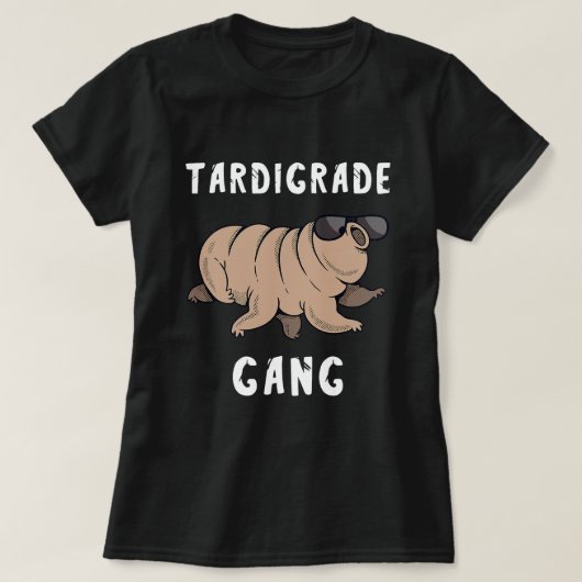 タディグレード集団ウォーター熊チームクルーMicrobiologis Tシャツ (デザイン正面)
