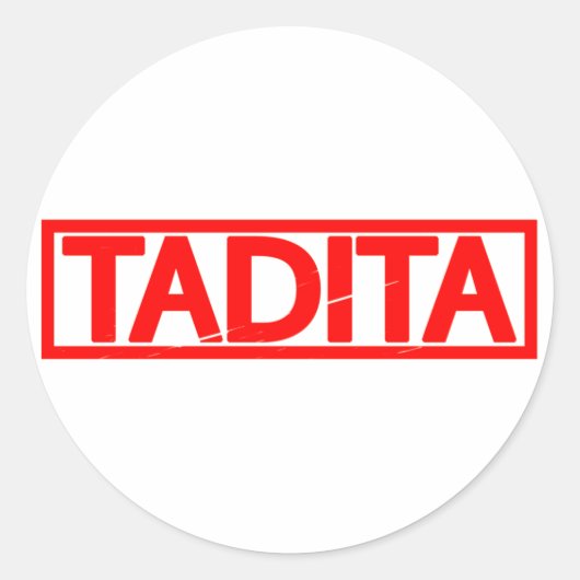 タディタスタンプ ラウンドシール (正面)