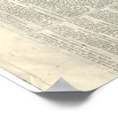 タデウス・スティーブンスさん死去,ニューヨーク・トリビューン8/14/1868 ポスター (角)