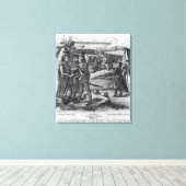タデウズ・コシュツコの軍， 1794 キャンバスプリント (インサイチュ (ウッドフロア))