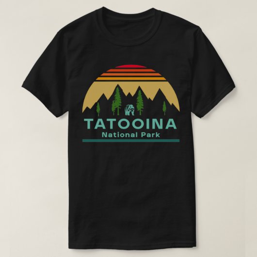 タトイーヌ国立公園ロングTシャツ1 Tシャツ (デザイン正面)