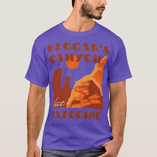 タトゥイーンの乞食の峡谷 Tシャツ (正面)