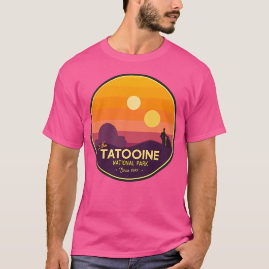タトゥイーンを訪れよう Tシャツ (正面)