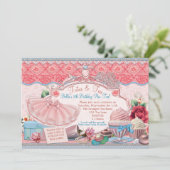 タトゥス&ティーパーティーガールズドレスアップ 招待状 (スタンド正面)