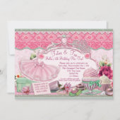 タトゥス&ティーパーティーガールズドレスアップ 招待状 (正面)