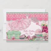 タトゥス&ティーパーティーガールズドレスアップ 招待状 (裏面)