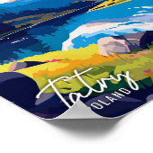 タトゥリーポーランドアートヴィンテージトラベルイラストレーション ポスター (角)