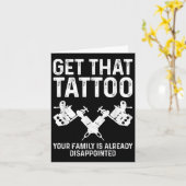 タトゥーおもしろいアーティストアー男性へト女性タトゥーTat カード (黄色い花)