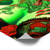 タトゥーされたゾンビピンアップ ポスター (角)