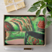 タトゥーされたゾンビピンアップ 薄葉紙 (ギフト)