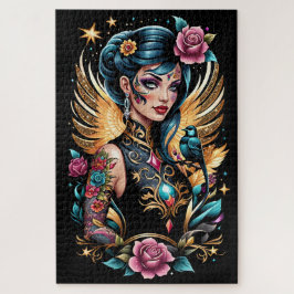 タトゥーとバラ2 ジグソーパズル