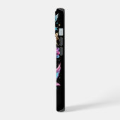 タトゥーとバラ iPhone 15ケース (左側面)