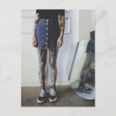 タトゥーのかわいい写真はがき ポストカード (正面)