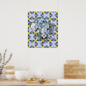 タトゥーのポスター"great dane" ポスター (キッチン)