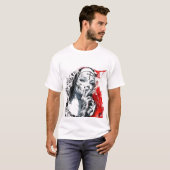 タトゥーの修道女 グラフィティアート Tシャツ (正面フル)