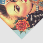 タトゥーの入ったアメリカの女の子 薄葉紙 (詳細)