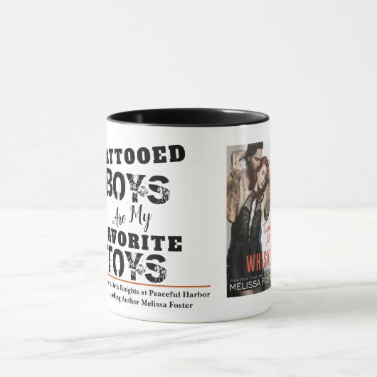 タトゥーの入った少年は私のお気に入りのおもちゃ マグ (中央)