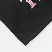 タトゥーの目と厚いかわいらしティグを持つF爆弾ママ フリースブランケット (角)