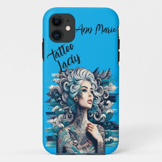 タトゥーの美人カスタマイズ可能 Case-Mate iPhoneケース (裏面)