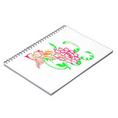 タトゥーの花 ノートブック (左側)